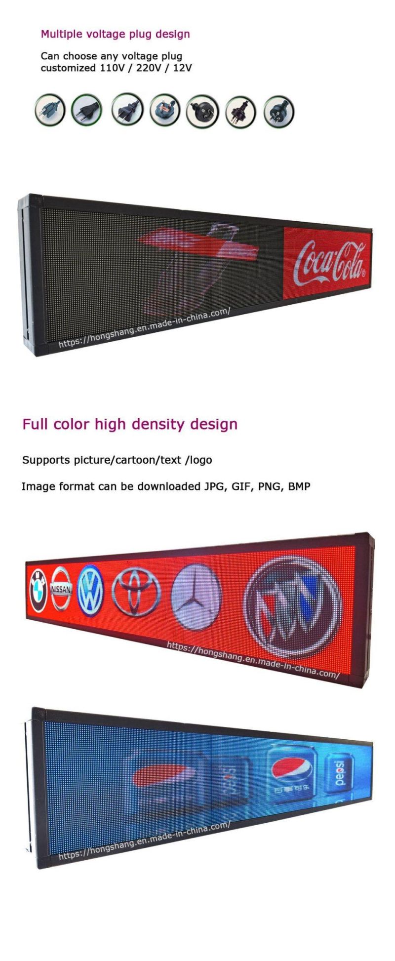Indoor HD P2.5 Screen Energy-Saving Full-Color LED Billboard Picture Video Text Display
