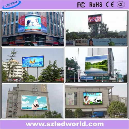 Outdoor Full-Color LED Moving Message Board Sign for Advertising