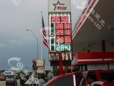 Outdoor LED Gas Price Display Changer LED Digital Gas Price Sign for Gas Station