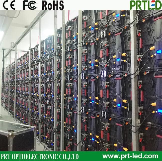 P 2.6 mm Indoor Outdoor Full Color Rental LED Display with 500 * 500 mm Die-Casting Cabinet