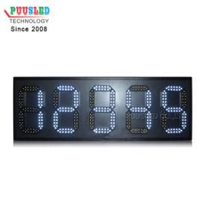 Waterproof Gas Station 7 Segments LED Gas Price Signs LED Fuel Pricing Board 88888 Digit Gas Station LED Price Sign