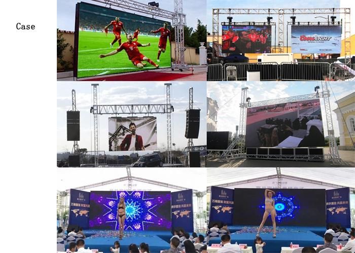 Curved HD P4.81 Outdoor Rental LED Display with Kinglight SMD2525