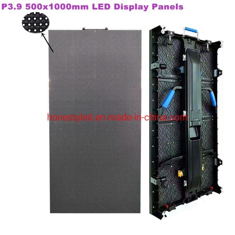 Factory Price LED Billboard Cabinet Size 500mmx500mm/ 500mmx1000mm P3.91 Outdoor LED Video Wall High Image Quality Rental LED Display