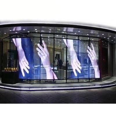 Transparency LED Window Glass LED Display P3.91 High Definition