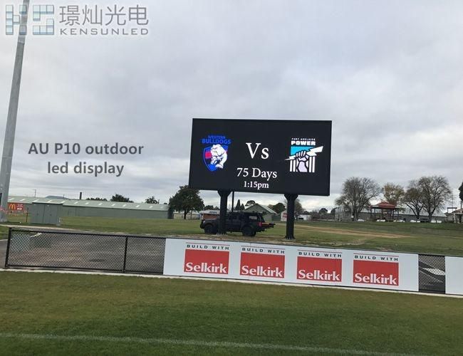 Fixed Installation Outdoor LED Screen P10 960X960mm 6500nits Building Advertising LED Screen
