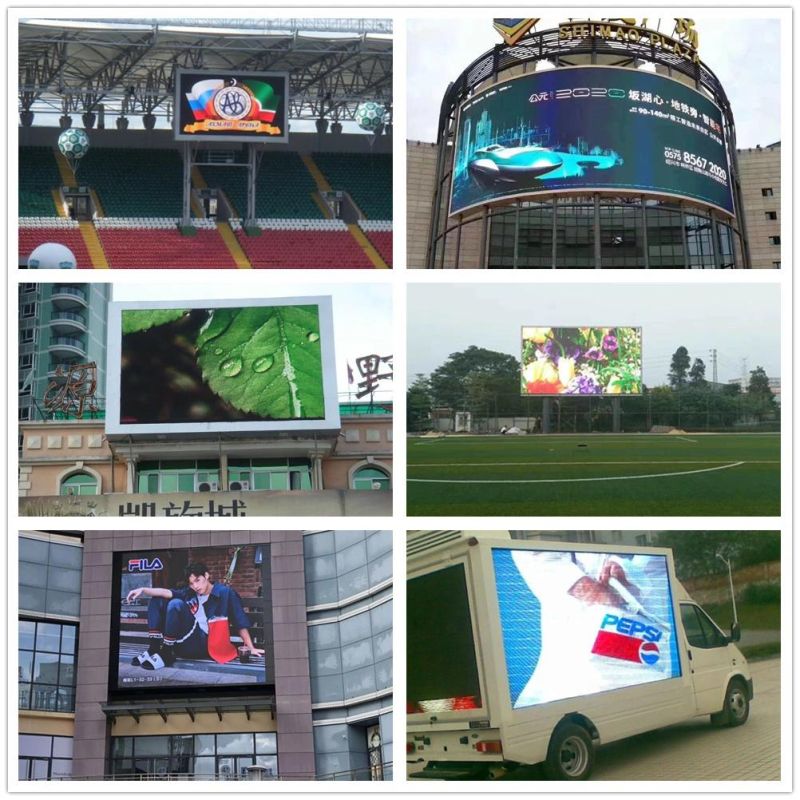 Outdoor Video Advertising Sign Panel Large Digital LED Billboard