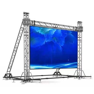 P4.81 LED Screen Waterproof Outdoor LED Display Advertising LED Pole Screen