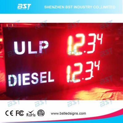 Outdoor Waterproof LED Oil Price Sign with RF Remote Control