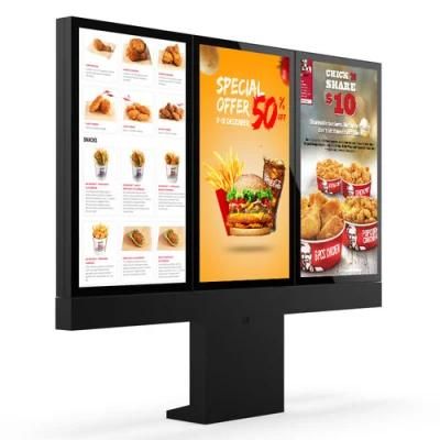 55 Inches Drive Thru Digital Signage Menu Board