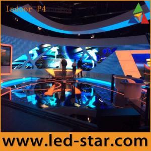Indoor Fixed LED Screen P4 LED Display for TV Station