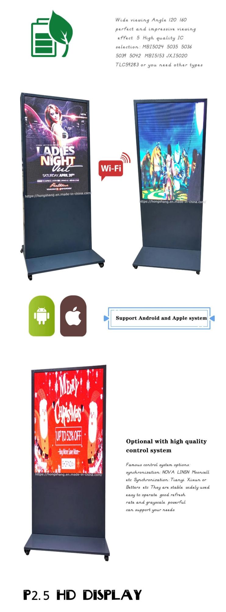 Shop Door LED Display Screen Different Color Rolling Information LED Programmable Flexible Billboard Advertising Sign