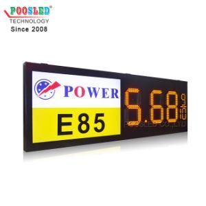Factory Direct Outdoor LED Gas Price Sign 7 Segment Remote Control Petrol LED Digital Sign Display