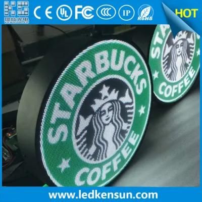 HD Video Advertising P4.81 Outdoor Round Circle LED Display