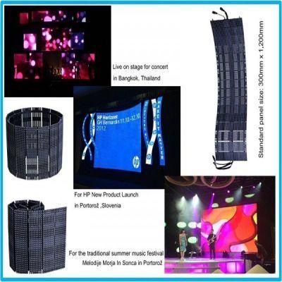 Outdoor P18.75mm LED Helix Flexible Display Screen