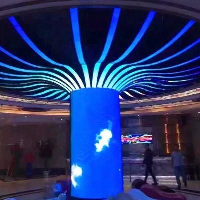 Indoor Circular Curved Soft Absen Round Circle LED Display Flexible LED Screen