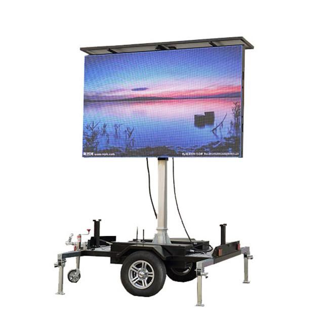 P3.33 SMD Full Color LED Panel Outdoor Power Saving Trailer Advertising LED Screen