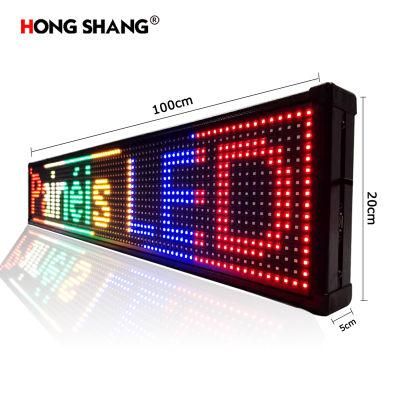 Best-Selling Window Multifunctional Mixed-Color Ad Text Edit Signage LED Display