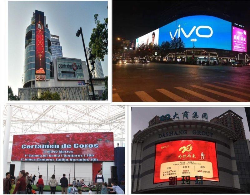 Outdoor P8 Full Color Esay Installation and High Brightness LED Advertising Screen