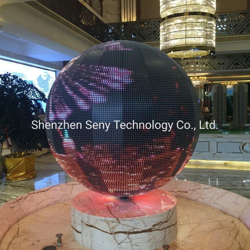 Shape Customized Irregular Round LED Video Display Screen Factory