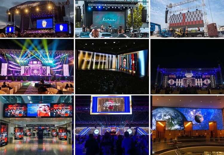 P2.976 Screen Indoor Outdoor Video Wall Stage HD Big Publicity Events Rental LED Display LED Screen Display
