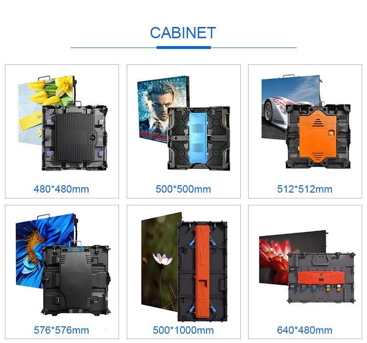 High Refresh Rate Video Wall LED Display Module P2 High Resolution Portable LED Screen Display Module