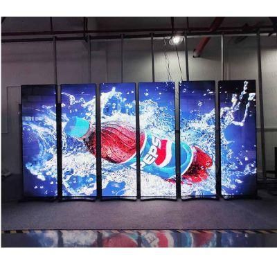 Small Pitch Portable Digital Signage P2 P2.5 P3 Indoor Poster Mini LED Display Screen Poster LED Screen Mirror Portable Screen