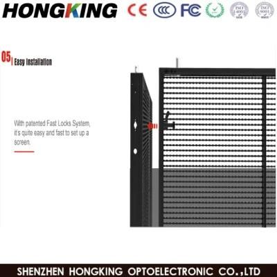 P12.5mm High Transparent Indoor Full Color LED Mesh/Curtain Screen
