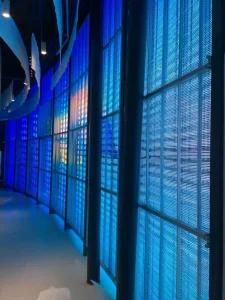 P5 Transparent LED Display for Airport Advertising