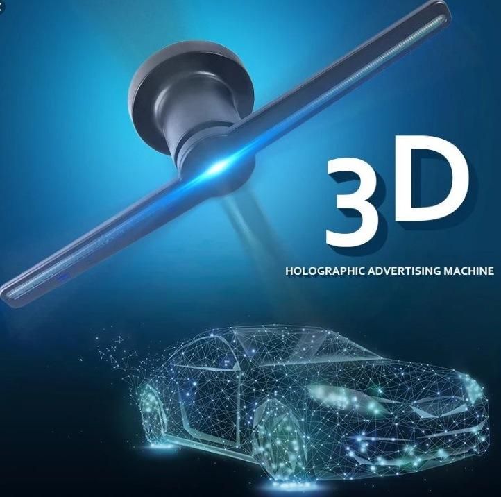 50cm Diameter with Cover Holographic 3D LED Fan Display WiFi USB