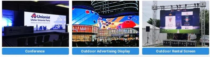 800W/M^2 ETL Approved Fws Cardboard, Wooden Carton, Flight Case Outdoor Display LED Module