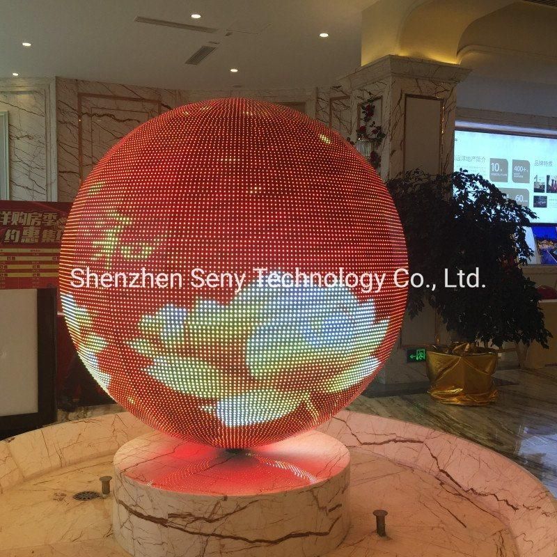 Shape Customized Irregular Round LED Video Display Screen Factory