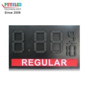 Manufacturer LED 7 Segment Electronic Billboard Board LED Gas Station Pylon Price Sign