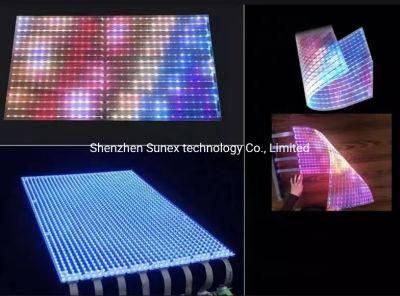High Technology P10 P20 Adhesive Transparent LED Display Film Screen