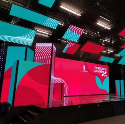 3840Hz High Definition LED TV 500*500mm SMD P3.91/P4.81 Indoor Rental Lighweight Advertising LED Screens