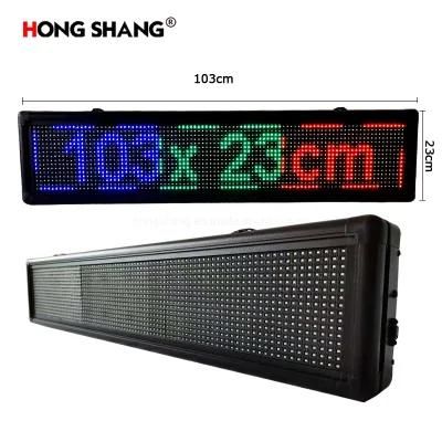 Outdoor Window Programmable LED Moving Message Sign Board Display Screen