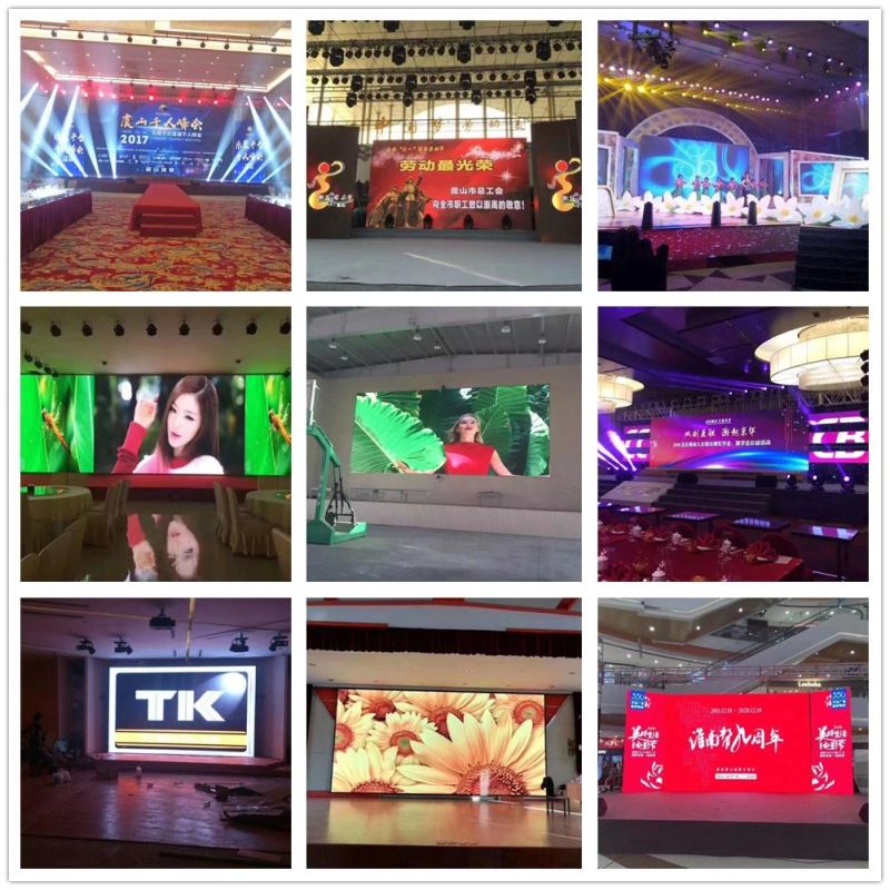 Full Color Advertising Board LED Panel LED Display Wall for Video Animation