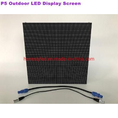 Use in Church Advertising 5000CD/M2 LED Sign Board P5 Outdoor LED Display RGB LED Video Wall Rental LED Panel