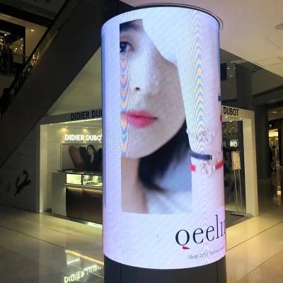 Curved LED Display Indoor P2 P2.5 P3 P4 P5 Soft LED Module Curved Flexible LED Display Screen