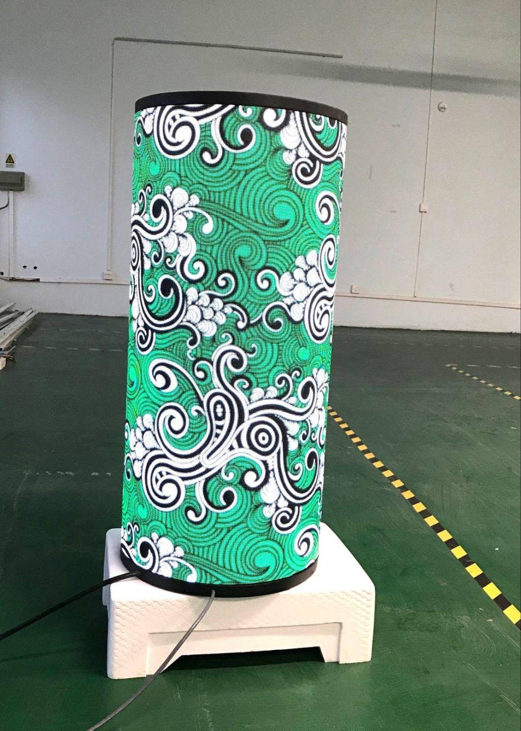 LED Sign Cylinder P3 Pixel Pitch Indoor Soft Module LED Round Displays