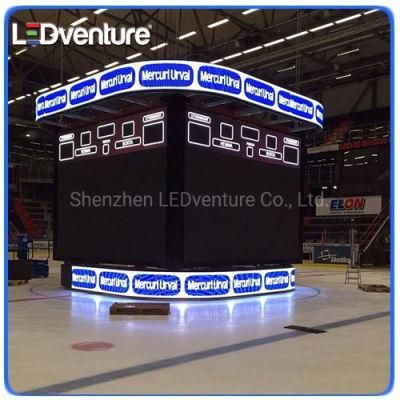 Indoor P10 Sports Perimeter Advertising Billboard LED Screen