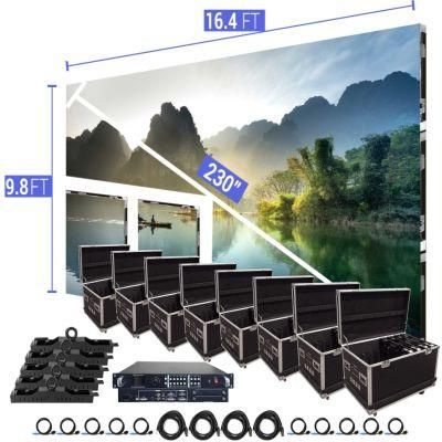 Transparent Display Screen Outdoor P4.81 Flexible LED Wall Mirror