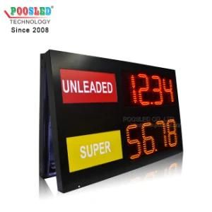 Waterproof Gas Station LED Price Sign LED Digital Advertising Gas Price Display