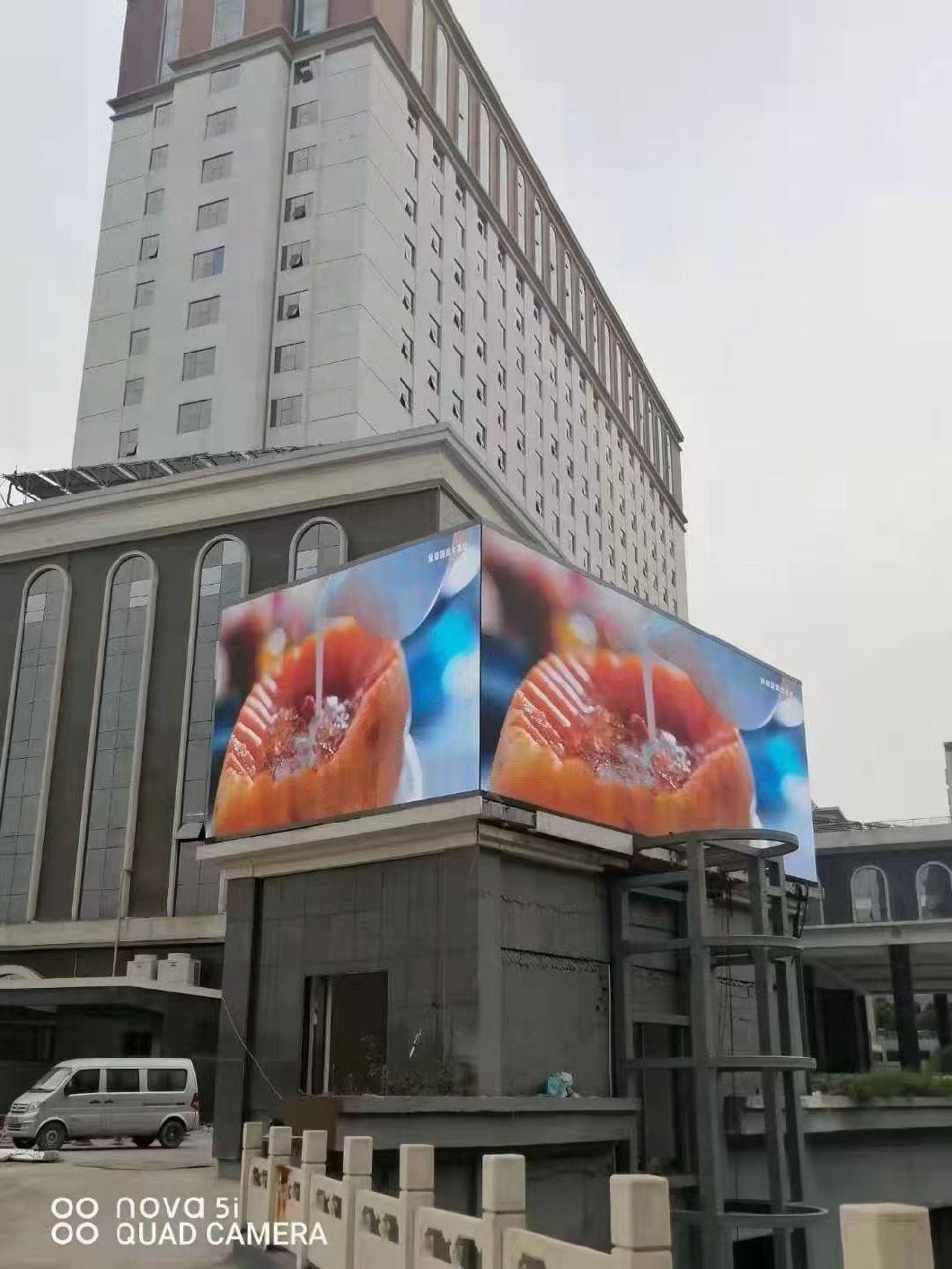 Outdoor Giant Video Billboard High Brightness P6.35 Full Color LED Advertising Display Screen