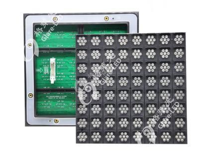 Glare-LED Top Ten LED Manufacturers 4r2gib 8X8 Full Color Outdoor P25 LED Display Module 200X200