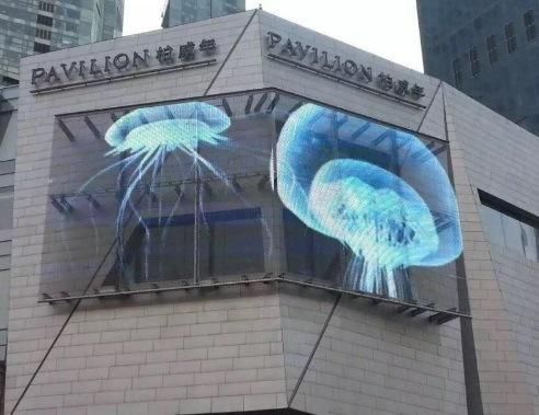 Hot Sale Waterproof P10.42 Outdoor Transparent Advertising LED Display