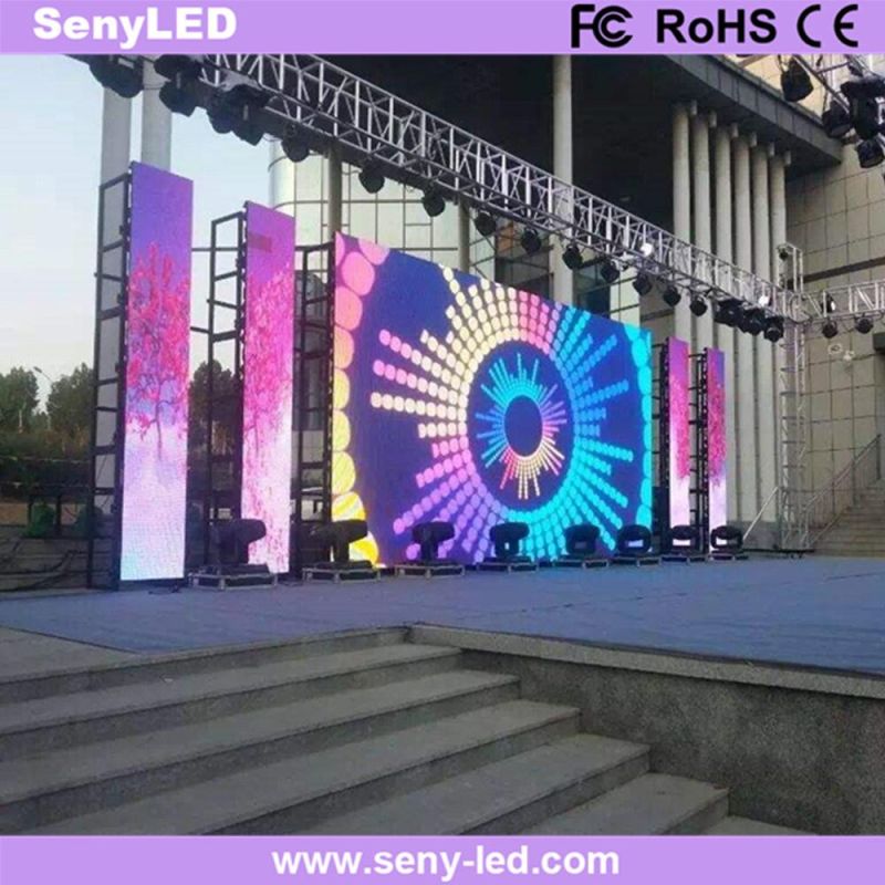 Outdoor Indoor Aluminum Display Board Full Color LED Video Screen for Rental Service Factory