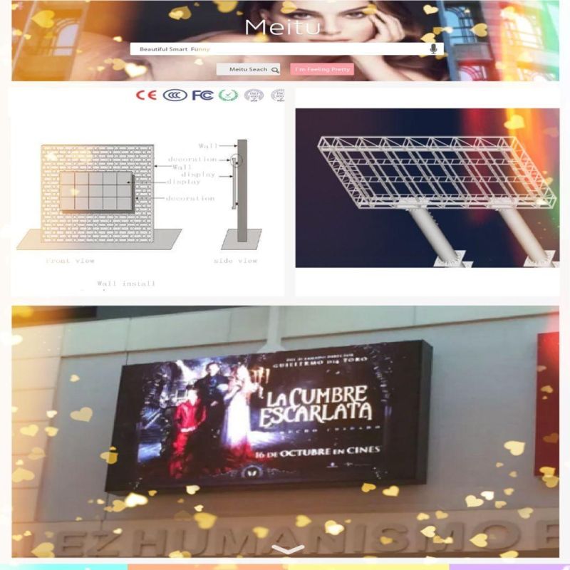 P8 P6.67outdoor Front Service LED Display Screen Billboard