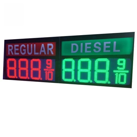 Outdoor 16 Inch 888.8 Gas Station Panel LED Gas Price Sign