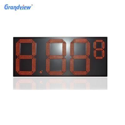 Outdoor Weather Proof LED Digital Gas Price Number Signs 4inch