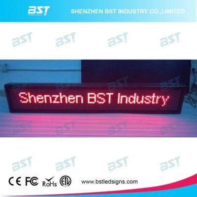 Programmable Semi-Outdoor Red Color Scrolling LED Message Sign